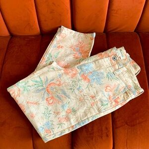 Men’s Casual Floral Print Pant.